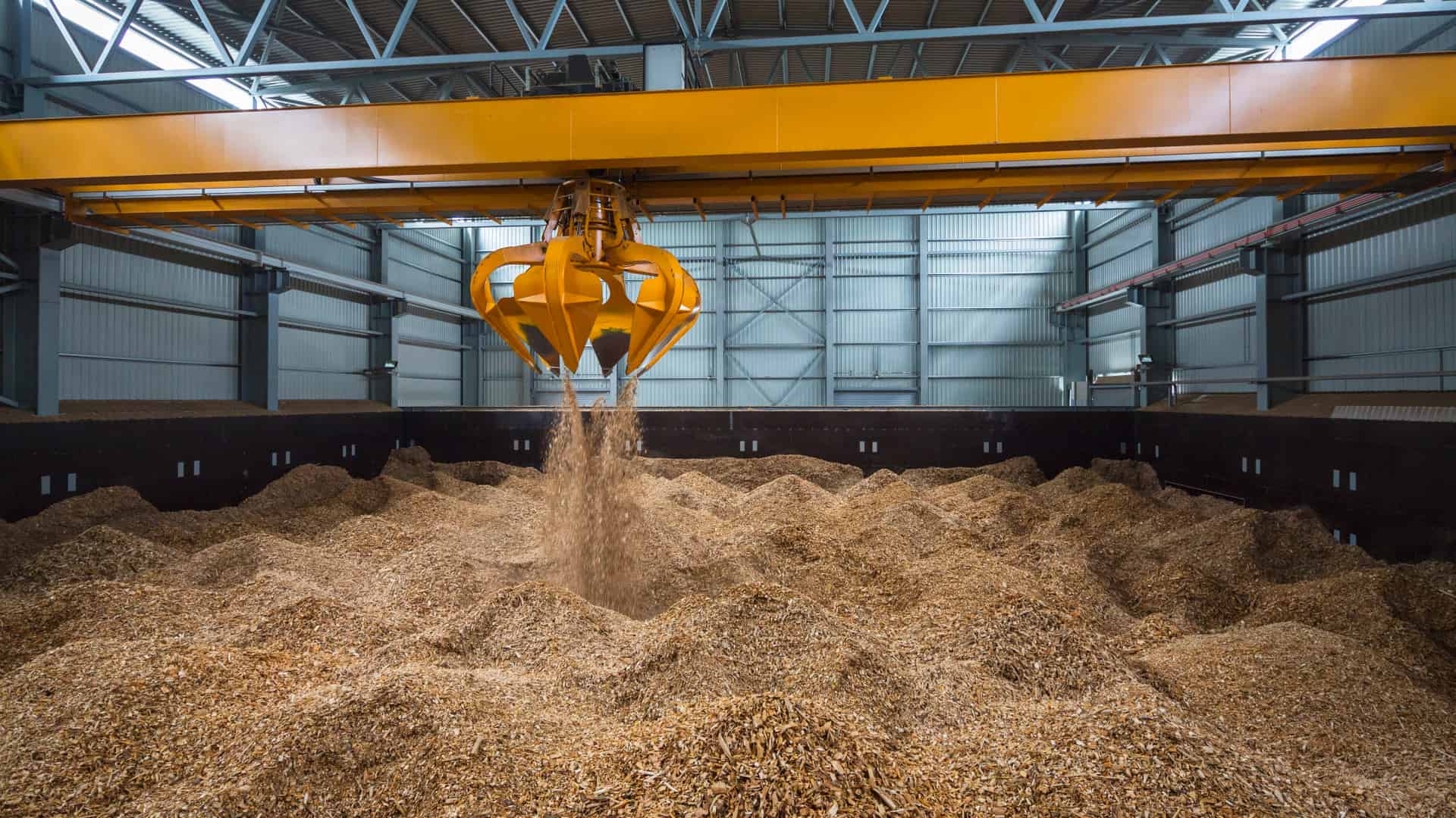 Centro de recogida de materiales para la biomasa