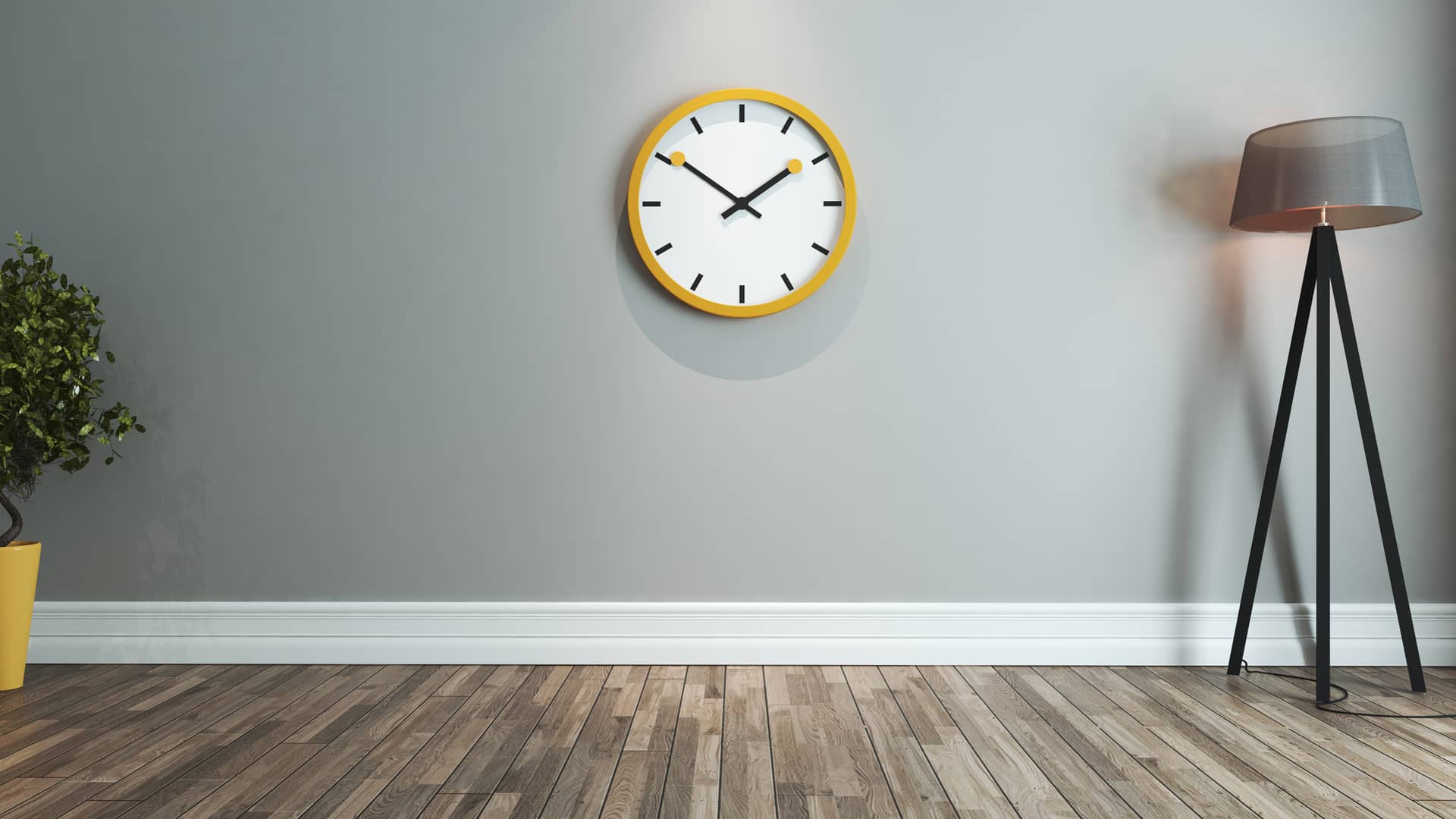 Reloj de pared símbolizando las tarifas de luz con discriminación en tres periodos